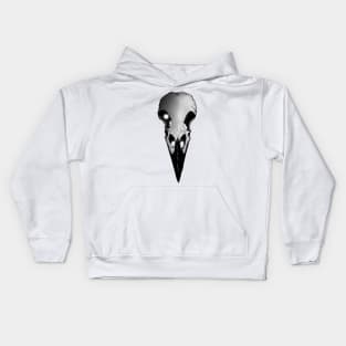 Dark Raven Skull Kids Hoodie